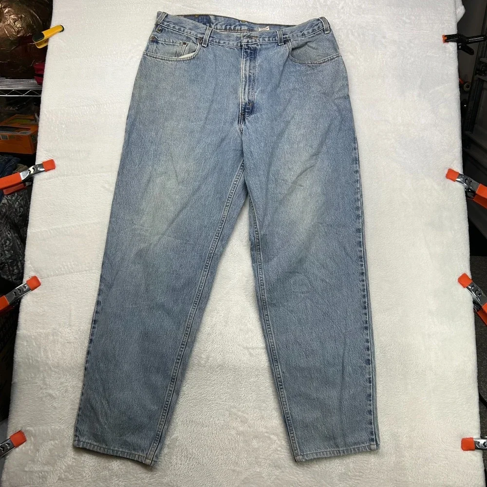 Levi's 560 Loose‎ Fit Tapered Leg Jeans Men Blue Denim Pockets Classic - 37X31.5